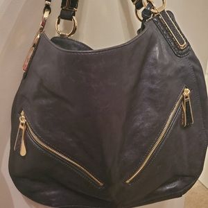 Michael Kors Black Leather Hobo